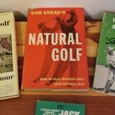 LOT #484: Vintage Golf Guide Books Assorted