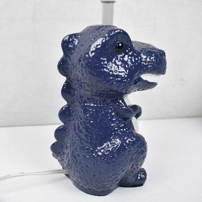 Your Zone Dinosaur Poly Grab & Go Accent Table Lamp. Dented Lampshade