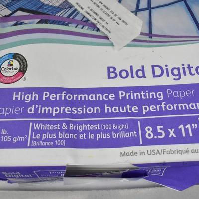 Xerox Bold Digital Printing Paper, White, 500 / Ream (Quantity) OPEN