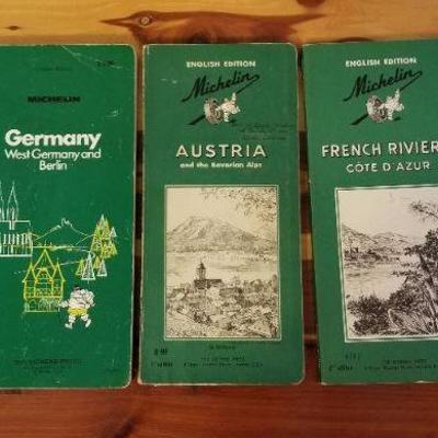 LOT #487: Group of Vintage Michelin Tour Guide Books