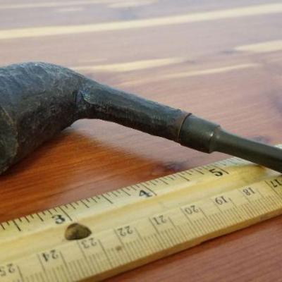 LOT #493: Black Wood Smoking Pipe