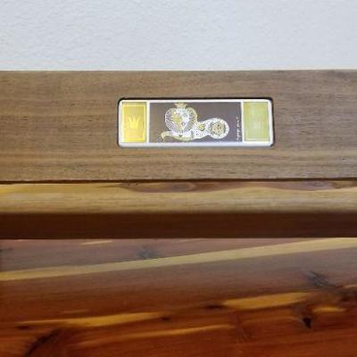 LOT #496: Vintage Mid Century Small Wooden Book Rack
