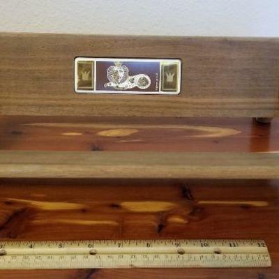 LOT #496: Vintage Mid Century Small Wooden Book Rack