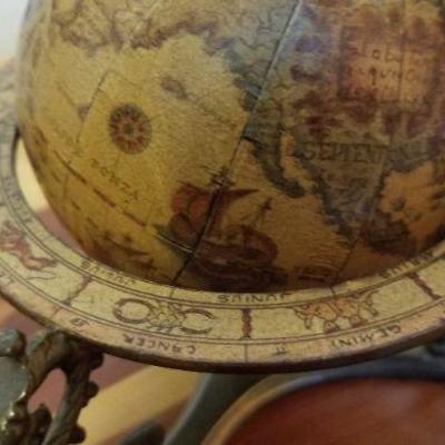 LOT #499: Vintage Small Desktop Globe