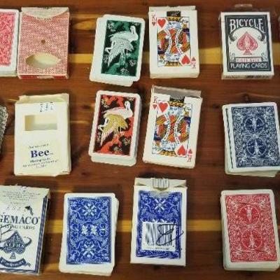 LOT #504: Vintage Assortment of Playing Card Decks