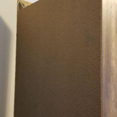 LOT #506: Tall Vintage Solid Wood Bookcase (24"Ã— 13" Ã— 75")