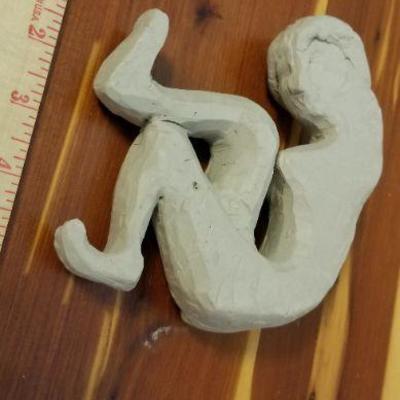 LOT #511: Vintage Clay Sculpture 