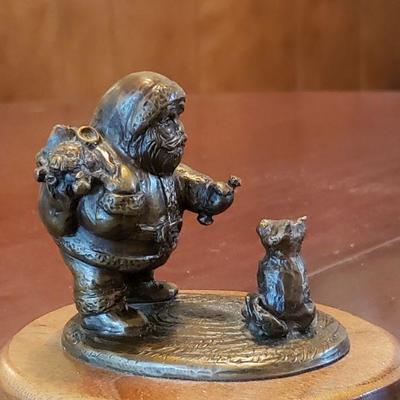 Lot 532: 'Sh-h-h' by Maxine Bronze Sculpture 