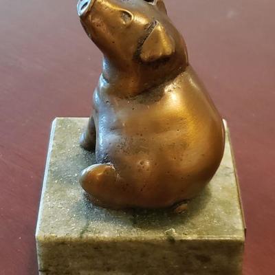 Lot 533: 'Piglet' Sculpture by Adam Schultz 