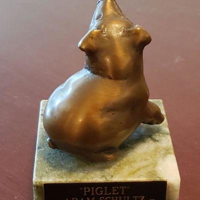 Lot 533: 'Piglet' Sculpture by Adam Schultz 