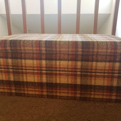 Lot 536: Mid Century Plaid Tweed Chest