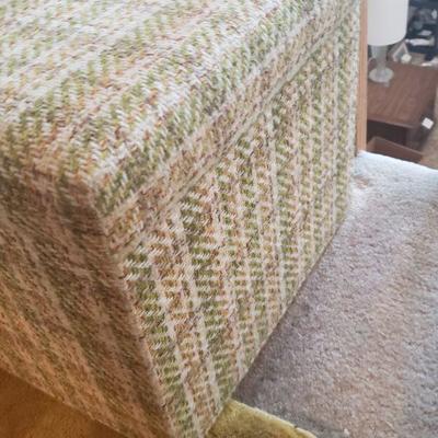 Lot 537: Mid Century Plaid Tweed Chest