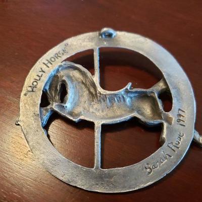 LOT 548: Loveland Artist Pewter Ornament 