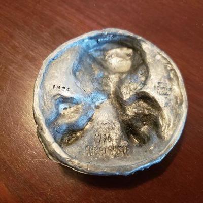 Lot 549: Loveland Artist Pewter Ornament 