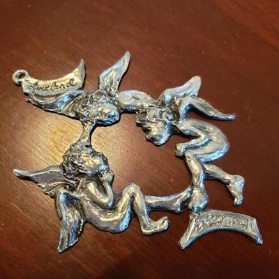 Lot 554: Loveland Artist Pewter Ornament 