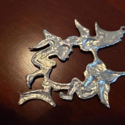 Lot 554: Loveland Artist Pewter Ornament 