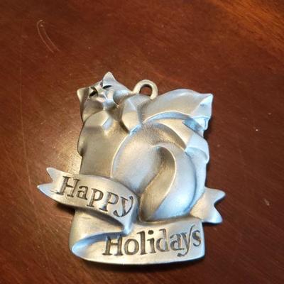 Lot 557: Loveland Artist Pewter Ornament 