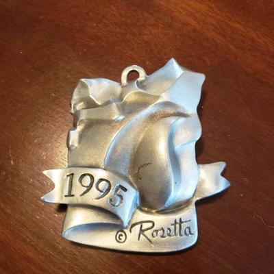 Lot 557: Loveland Artist Pewter Ornament 