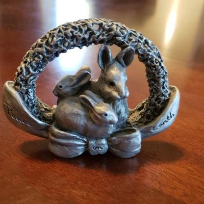 Lot 558: Loveland Artist Pewter Ornament 
