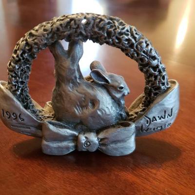 Lot 558: Loveland Artist Pewter Ornament 