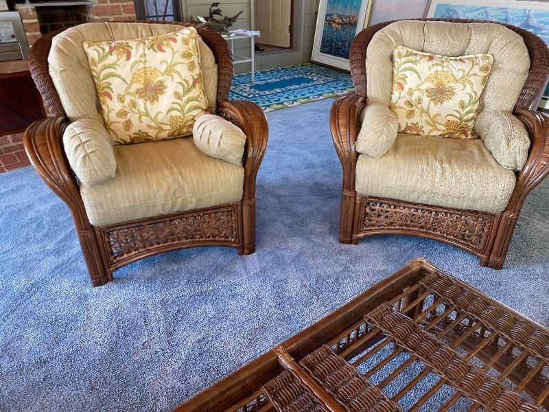 Benchcraft on sale wicker furniture