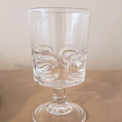 Lot 571: Mid Century (2) Bar Trays, Pitcher and Glassware 