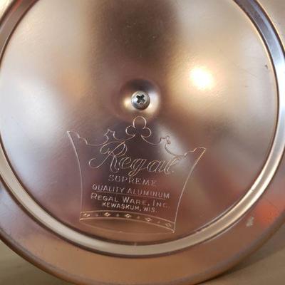 Lot 572: Rose Gold Color Ice Bucket