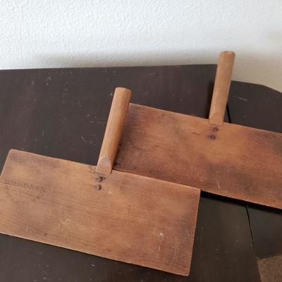 Lot 586: Antique Metal & Wood Brushes 