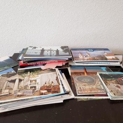 Lot 593: Large lot of Vintage Postcards 