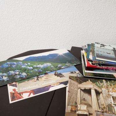 Lot 593: Large lot of Vintage Postcards 