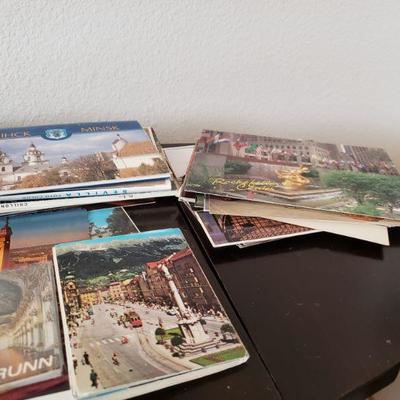 Lot 593: Large lot of Vintage Postcards 