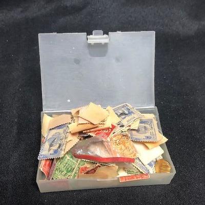 3x5 Plastic Box of Stamps