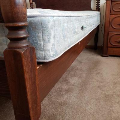Lot 619: Beautiful Antique Bed