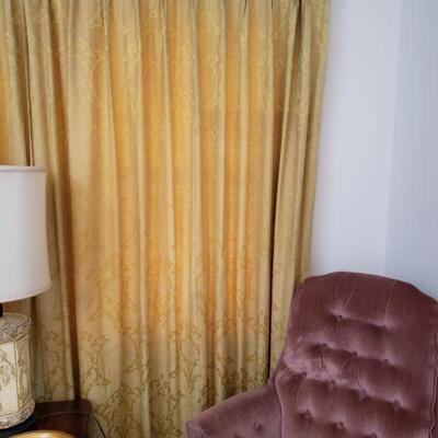 Lot 622: Mid Century Modern Drapes