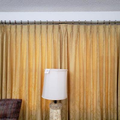 Lot 622: Mid Century Modern Drapes