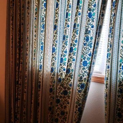 Lot 623: Mid Century Modern Drapes
