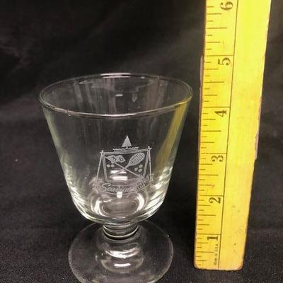 Vintage Seaview Country Club Drink Glass