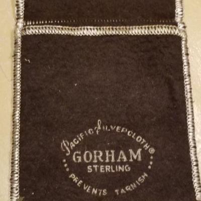 LOT #635: GORHAM Vintage Sterling Silver Ornament w/ Sterling Silver Necklace 