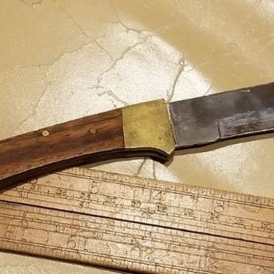 LOT #637: Vintage Stainless Pakistan Pocketknife w/ Sheath