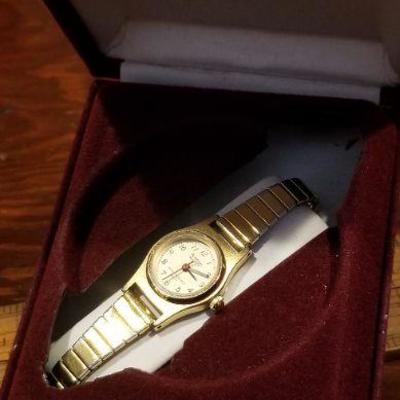 LOT #669: Vintage ARMITRON Women's Dress Watch in Original Box - Needs Battery