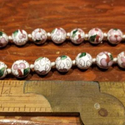 LOT #670: Vintage Japanese Cloisonne Beads