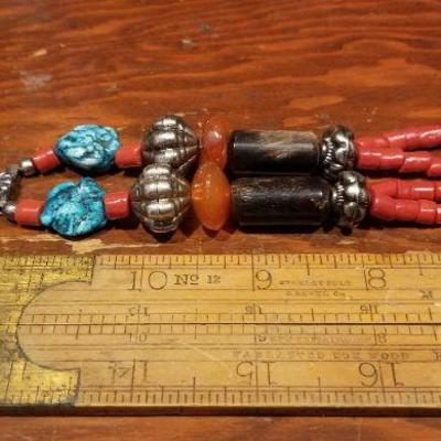 LOT #672: Costume Jewelry Necklace w/ Trinket Box Medallion