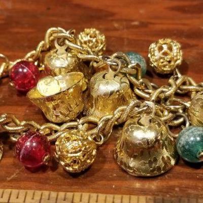 LOT #674: Pair of Women's Charm Bracelets 
