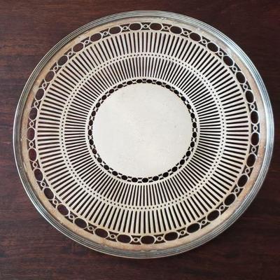 Lot 683: Silver plate Platter 
