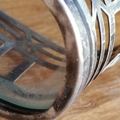 LOT #684: Vintage Sterling Silver Salt and Pepper Shaker Set