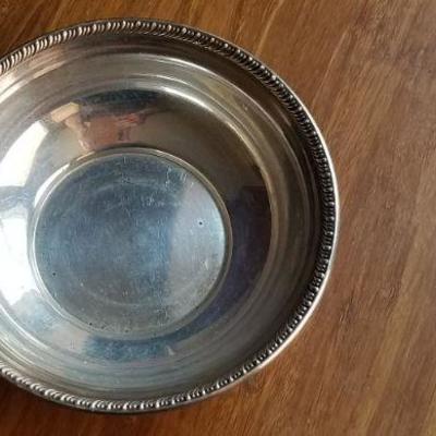 LOT #685: Vintage Sterling Silver Bowl 