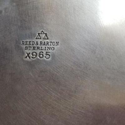 LOT #687: Vintage Reed & Barton X965 Sterling Silver 925 Heavy Bowl