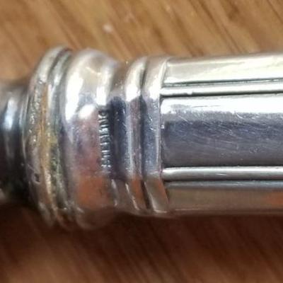 LOT #688: (2) Sterling Silver Vintage Cake Knives 