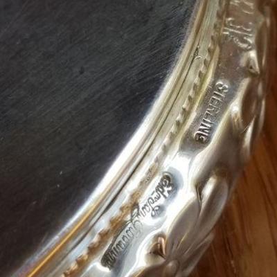 LOT #691: Vintage Sterling Silver 925 Signed Decorative Display Base