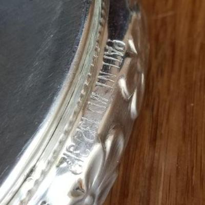LOT #691: Vintage Sterling Silver 925 Signed Decorative Display Base